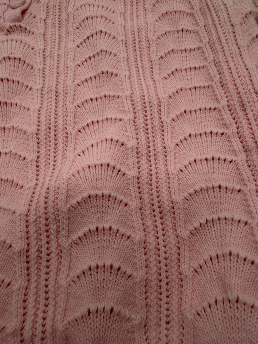 Carven Light Pink Knit Polo Sweater - Picture 3 of 8